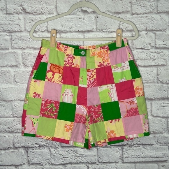 Lilly Pulitzer Colorful Patchwork Shorts - Picture 5 of 13